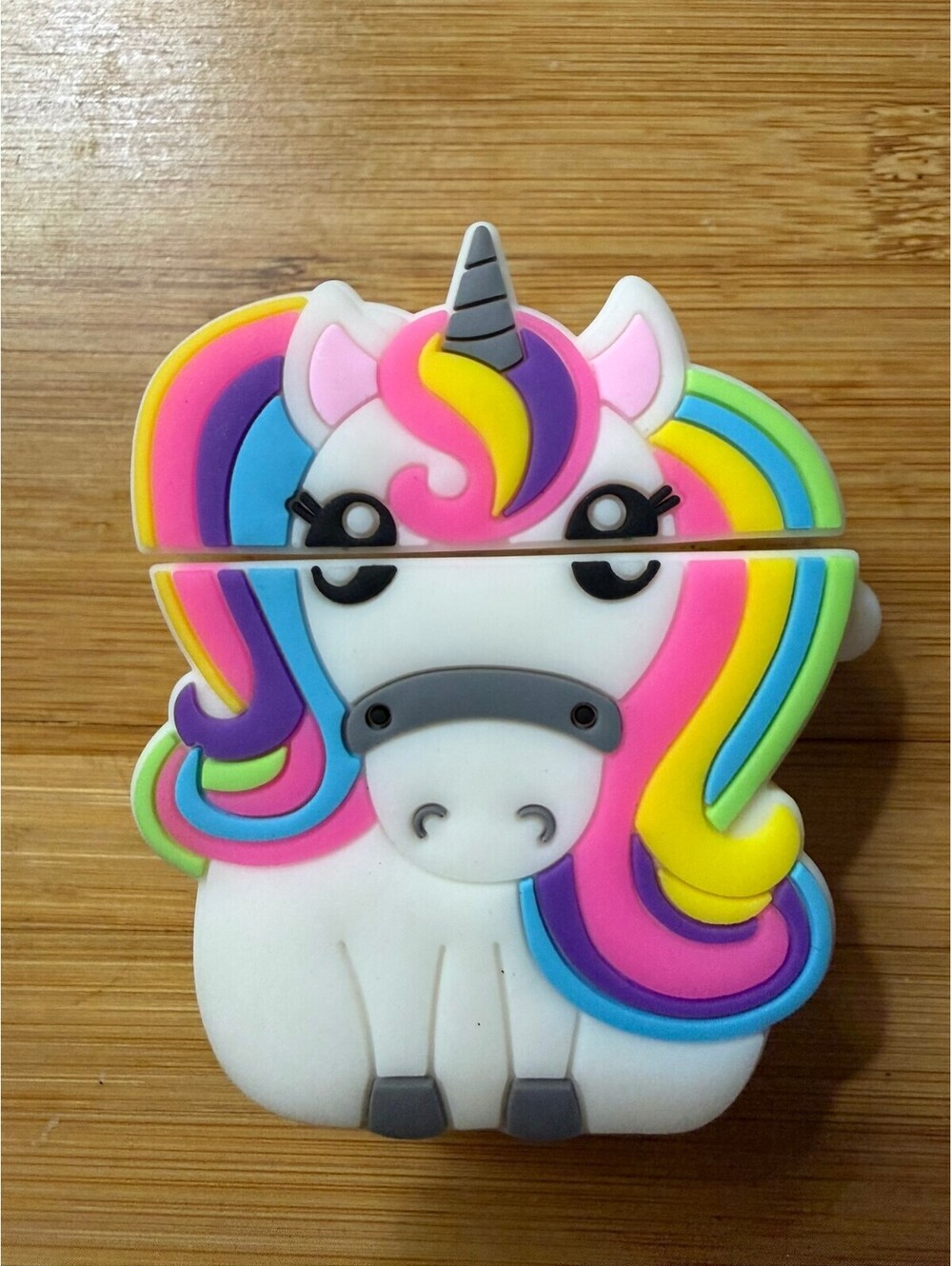 Unicorn Silicone Keychain Airpods gen 1 -2 case or bag charm